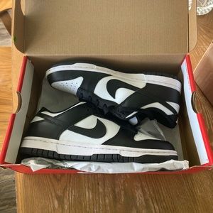 women’s size 10 nike panda dunks. never worn and comes with box.